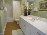 Guest Bedroom Bath With Private And Hall Entry